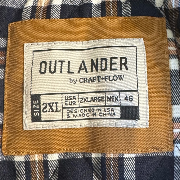OUTLANDER Men’s Barn Vest, Tan, in XXL - Picture 6 of 8